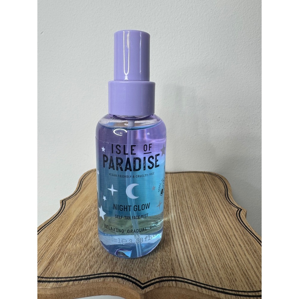 Isle of Paradise Night Glow Self-Tan Face Mist 100ml Gradual Glow Hydrating Mist